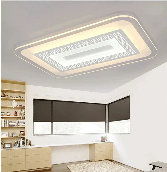 Led Modern Rectangle Square Acrylic Alloy Lamp.led Light. Ceiling Lights.led Lamp For Foyer Bedroom