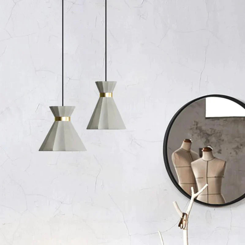 Cement Chandelier Industrial Wind Lamp Modern Simple Bar Bedroom Bedside Small Pendant