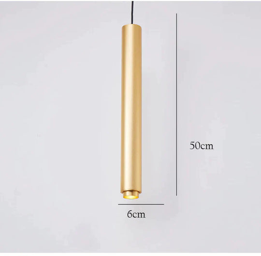 Spotlight Ed Adjustable Suspension Lamp Nordic Creative Chandelier Gold / L 50Cm Tri - Color Light