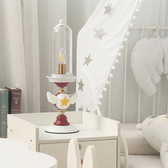 Morgane - Sailor Moon Wand Metal Reading Book Light Kids 1 Bulb White Table Lamp For Bedside