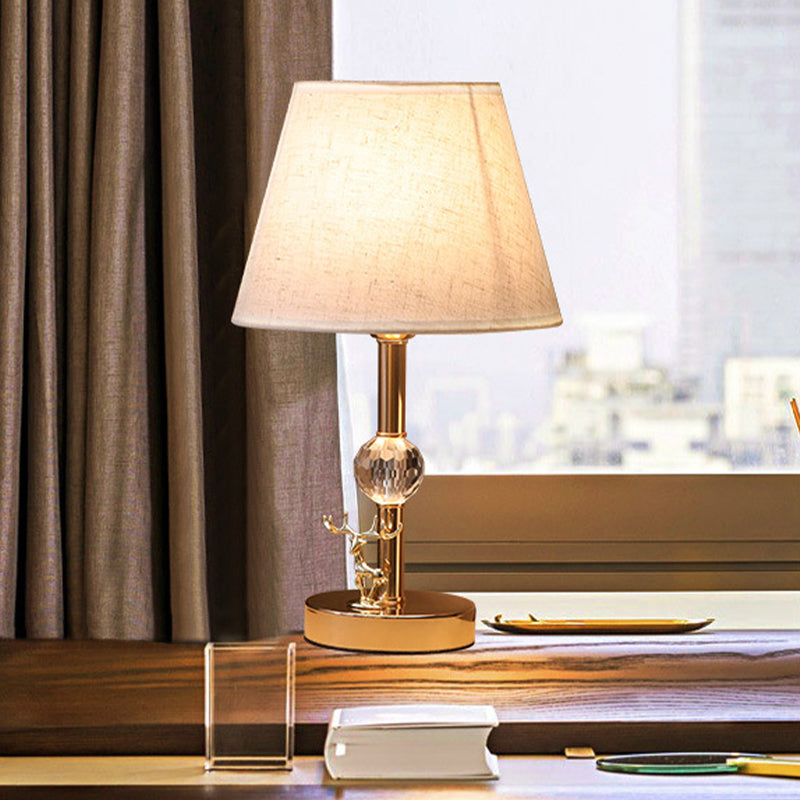 Porrima - Minimalist Table Lamp Gold