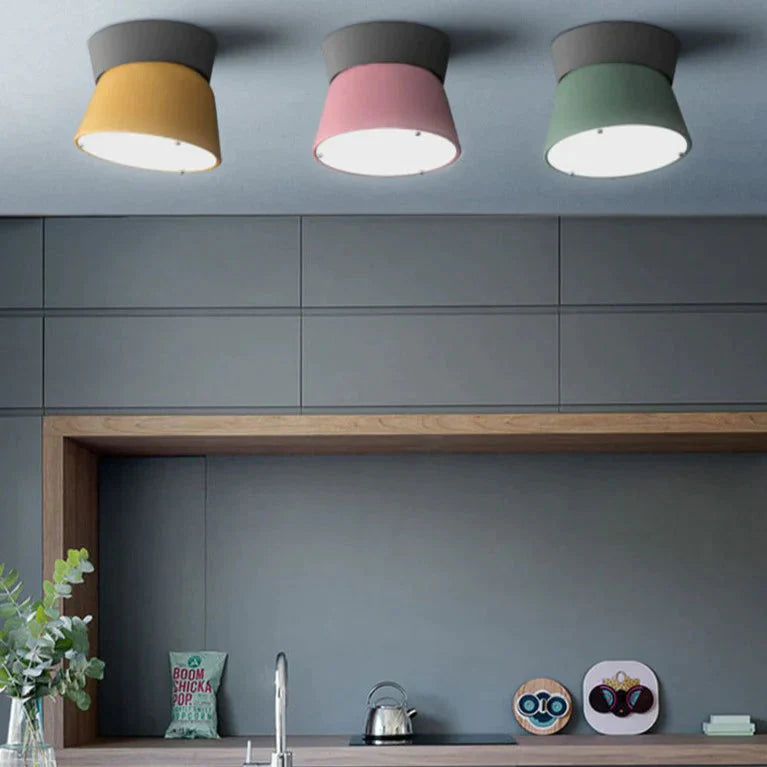 Simple Modern Living Room Light Bar Bedroom Study Color Macarone Ceiling