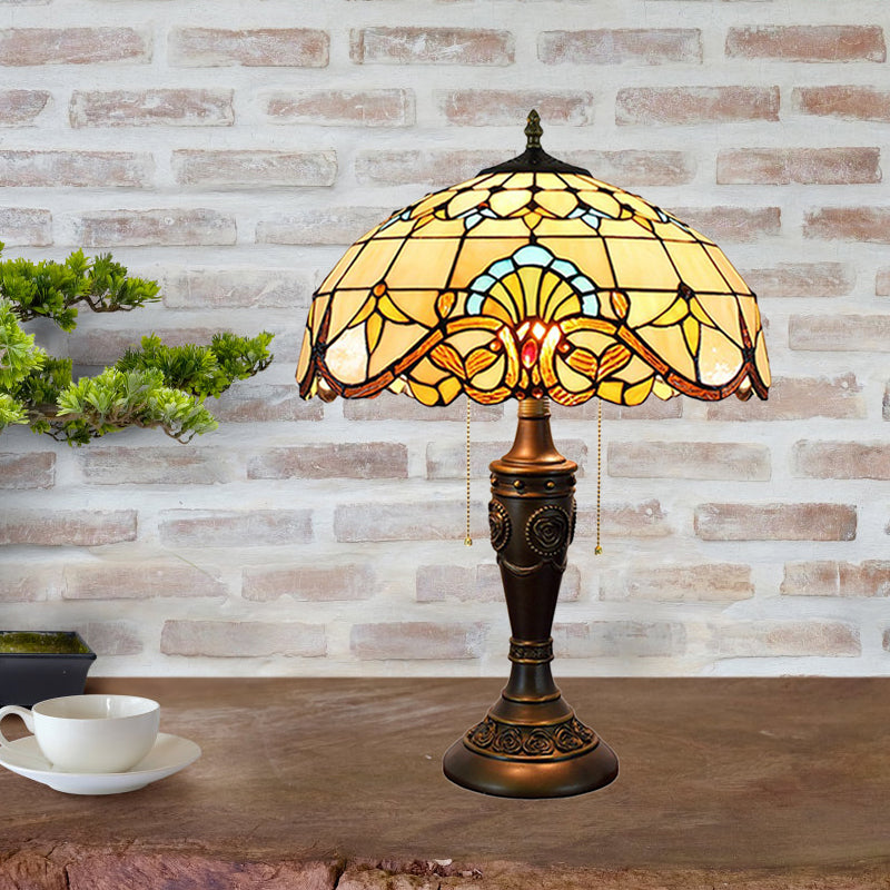 Silvia - Mediterranean Style Table Lamp Beige