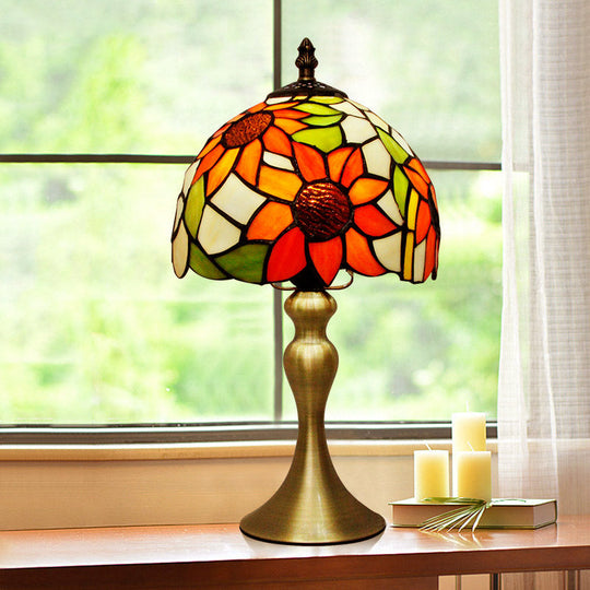 Sadalmelik - Sunflower Table Lamp Brushed Brass
