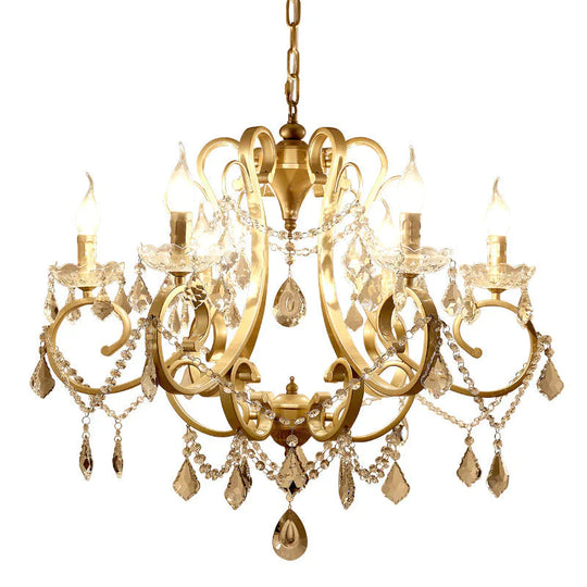 Crystal Chandelier Living Room Dining Bedroom Shop Creative Personality Luxury Atmospheric Lamps