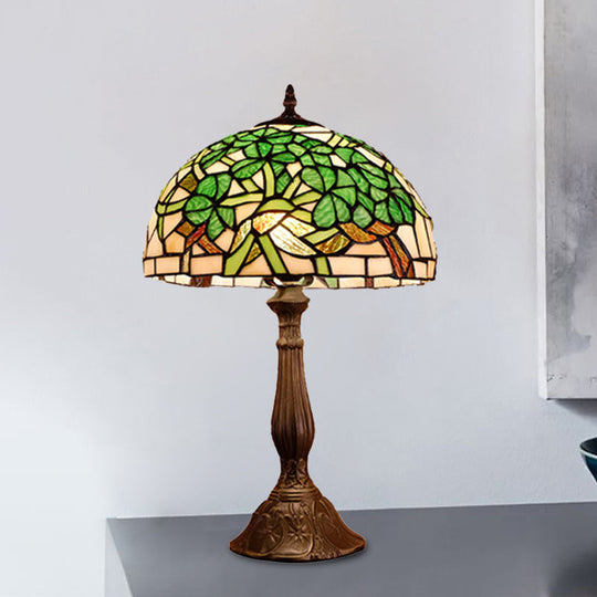 Geneviève - Baroque Table Lamp Green