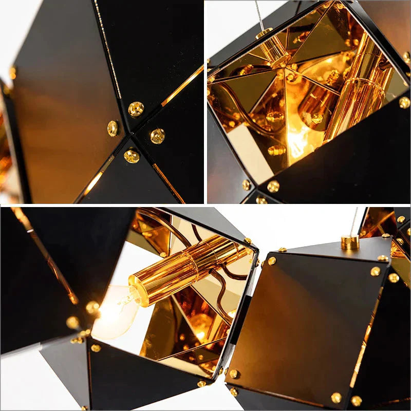Post - Modern Living Room Luxury Chandelier Nordic Personalized Creative Restaurant Polyhedron
