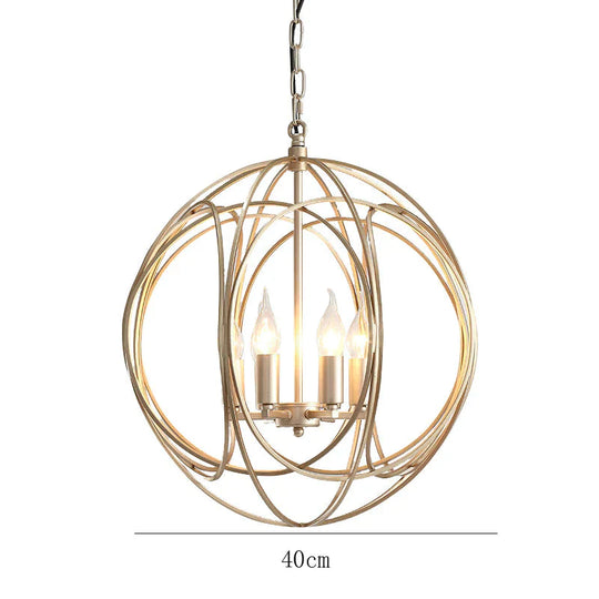 Led Restaurant Chandelier Modern Simple Round Creative Living Room Lamp Light In The Bedroom Study