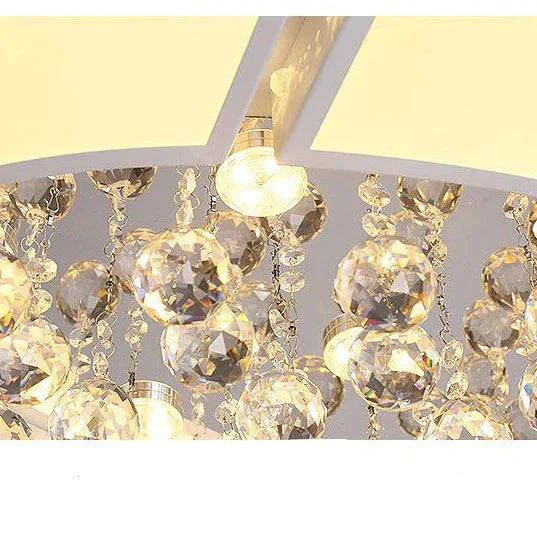 Living Room Lamp Luxury Crystal Creative Restaurant Bedroom Atmosphere Household Square Ceiling