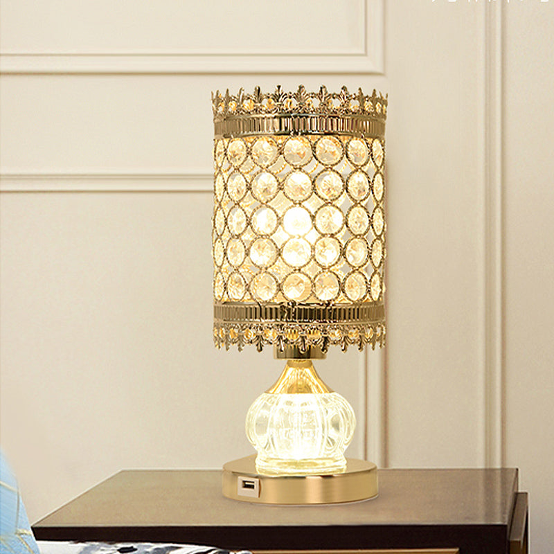 Hailey - Mid - Century Table Lamp Gold / A