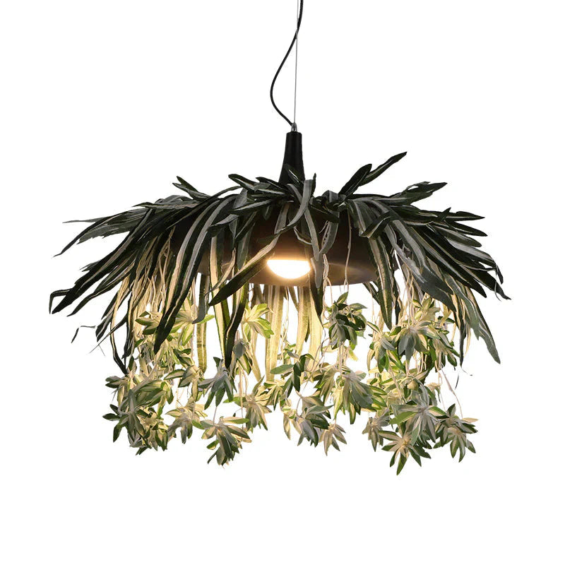 Nordic Chandelier Personality Plant Decorative Lights Restaurant Bar Retro Hot Pot Clothing Store