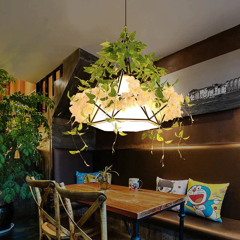 Plant Chandelier Music Restaurant Creative Chandelie Pendant