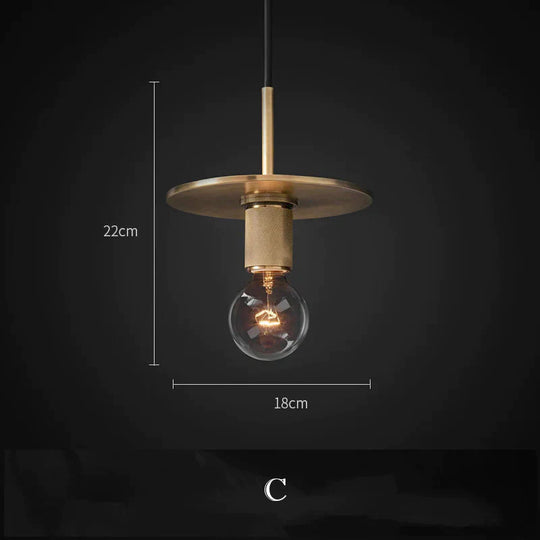 Luxury Nordic Simple Creative Personality Bedroom Bedside Chandelier C / No Light Source Pendant