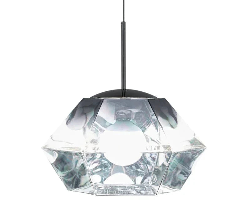 Nordic Restaurant Glass Chandelier Post - Modern Cafe Bedroom Shopping Hall Model Room Personality