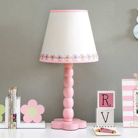 Alice - Contemporary Table Lamp White - Pink