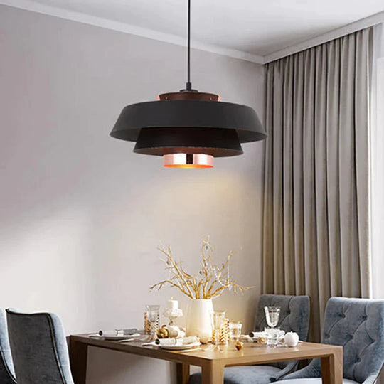 Postmodern Nordic Light Luxury Chandeliers Black / 40Cm Pendant