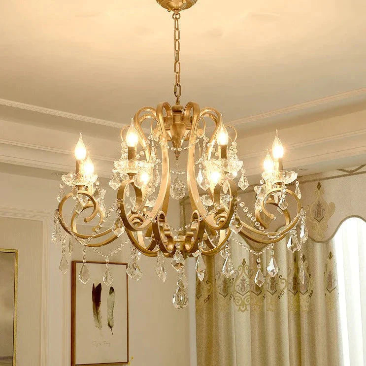 Crystal Chandelier Living Room Dining Bedroom Shop Creative Personality Luxury Atmospheric Lamps