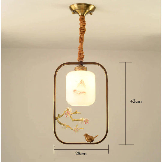 New Chinese Chandelier Single - Head Iron Lamp Pendant