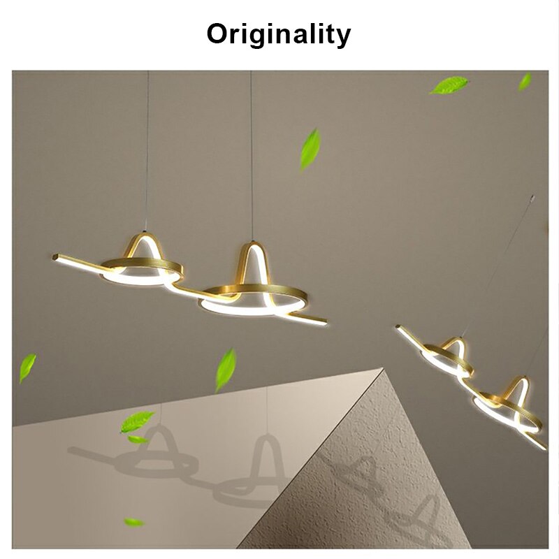 Nordic Led Pendant Lights Modern Dining Table Iron Pendants Minimalist Home Bedroom Study Bar Lamps