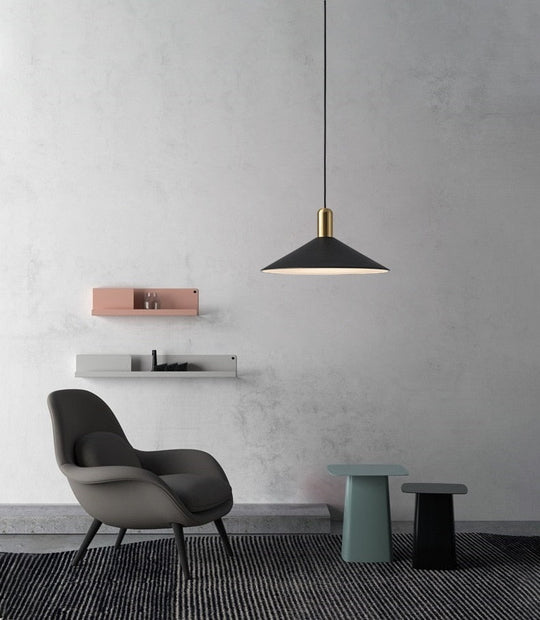 Nordic Iron Lampshade Pendant Light: Modern Hanging Lamp For Home Decor Cafe Bar Restaurant Light