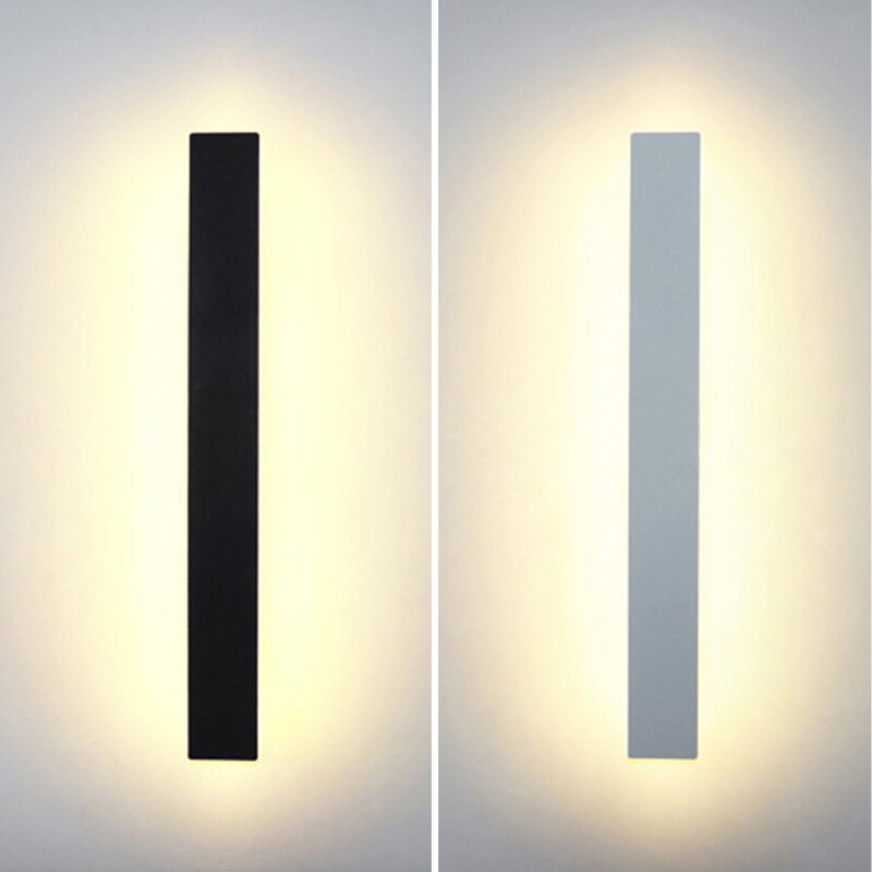 Led Modern Long Wall Lamp Indoor Light Surface Mounted Living Room Sofa Background Sconce Nordic