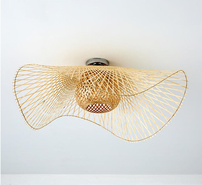 Bamboo Ceiling Lamps Asia Style Lights Hanging Lighting Lamp For Hotel Project Coffee Shop Living