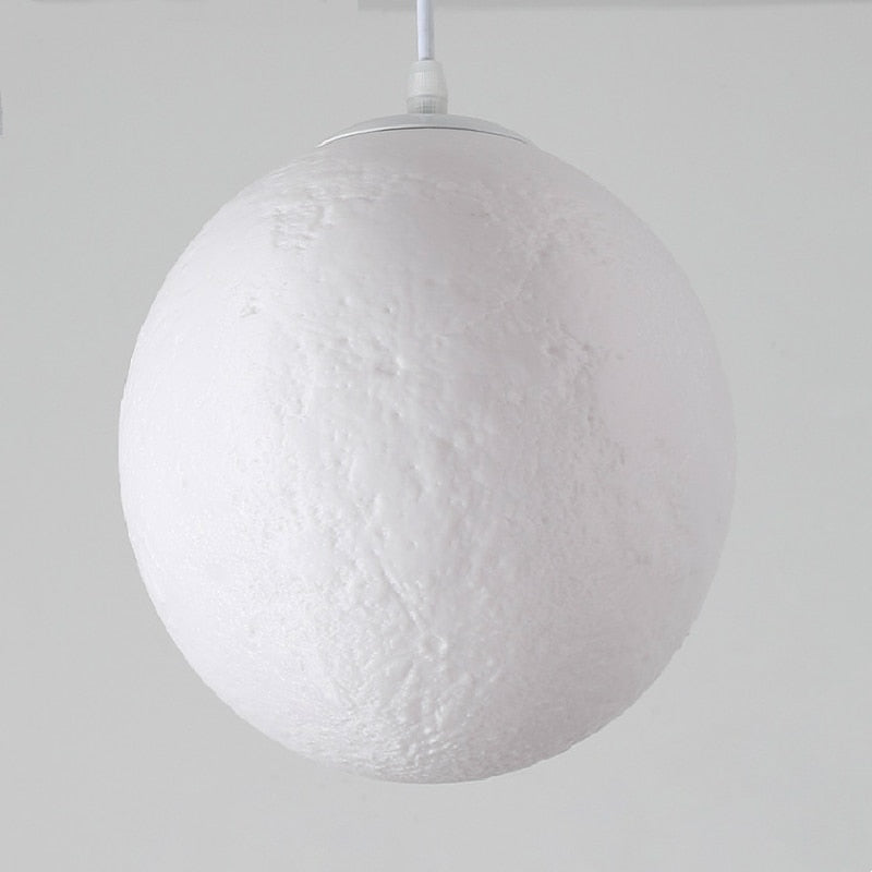 Modern Led Pendant Lights Moon Creative Nordic Hanging Lighting Fixtures Restaurant Bar Kitchen