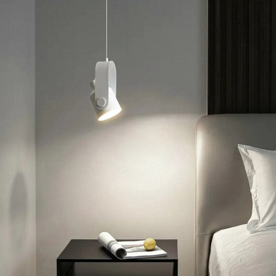 Japanese Style Modern Minimalist Art Bedside Hanging Pendant Light Chandelier Lighting