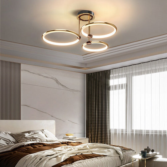 Gold Luxury Circle Ceiling Light Pendant: A Captivating Statement Piece For Your Living Space