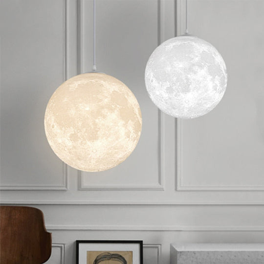 Modern Led Pendant Lights Moon Creative Nordic Hanging Lighting Fixtures Restaurant Bar Kitchen