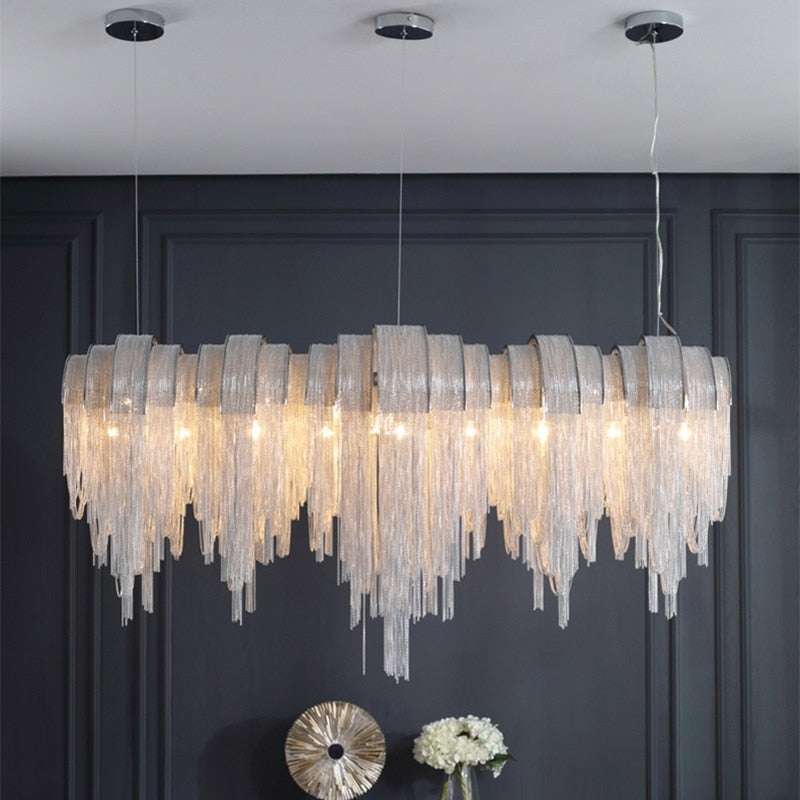 Postmodern Light Luxury Restaurant Chandelier Creative Designer Personality Study Apartment Clothing