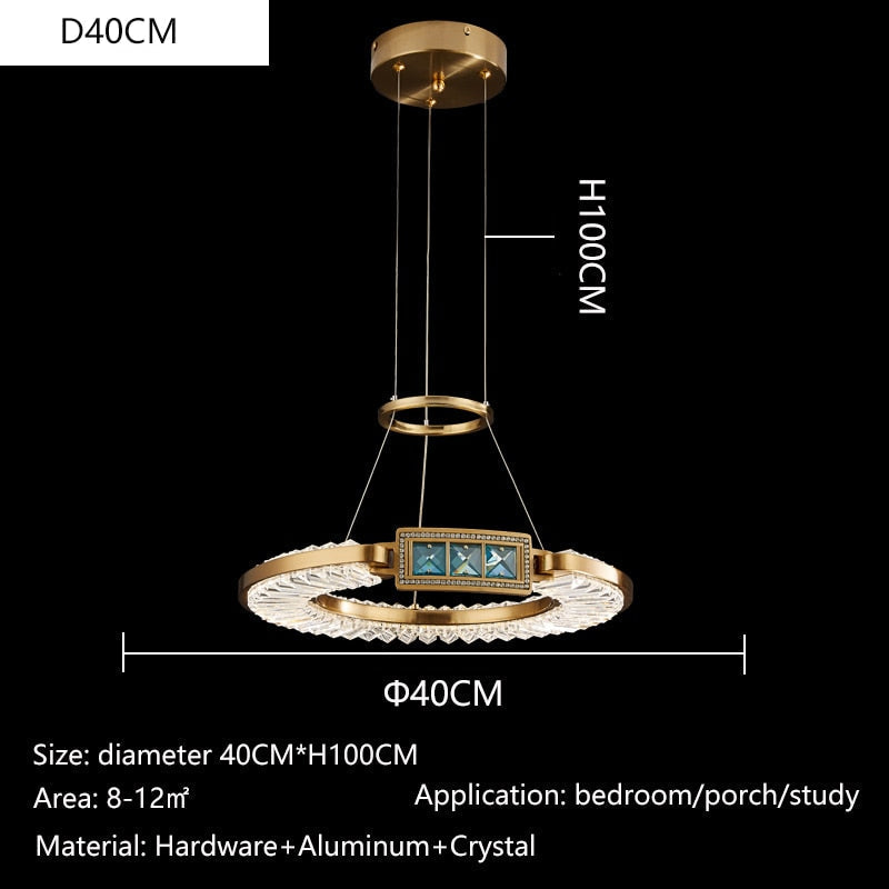 Brilliance Elysian: New K9 Crystal Led Chandelier - Nordic Modern Ceiling Fixture Suitable For