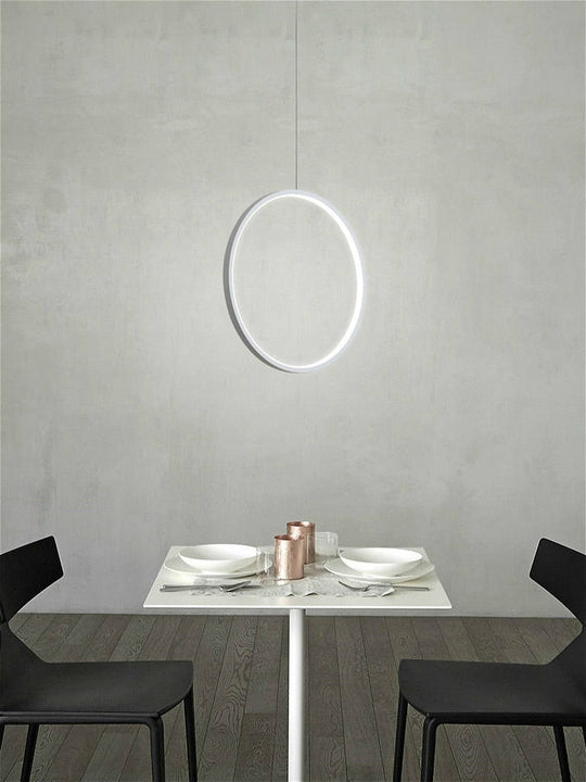 Modern Led Chandelier Lights Round Ring Circle Pendant Lamp Home For Living Room Lighting Indoor