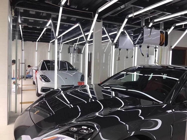 Tunnel 3D Car Wash Price China Industrial Linear Anti - Glare Ceiling Light Care Cleaning