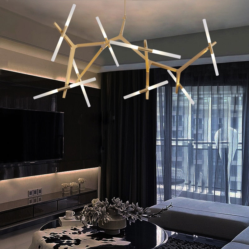 Modern Pendant Lights Design For Dining Room Kitchen Island Chandeliers Living Led Suspension