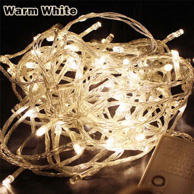 Versatile Led Garland: Waterproof Fairy Lights For Gazebo And Outdoor Celebrations Warm White / 10M