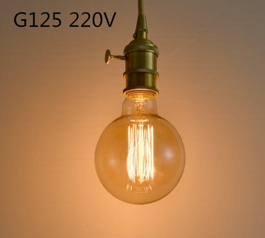 Edison Bulb E27 40W 60W 80W C35 St64 T45 Bt53 A60 G80 G95 G125 Filament Incandescent Light Ampoule