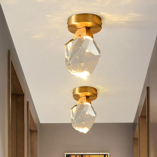 Ceiling Chandelier Living Room Decoration Bedroom Led Lights For Diamond Crystal Corridor Entrance