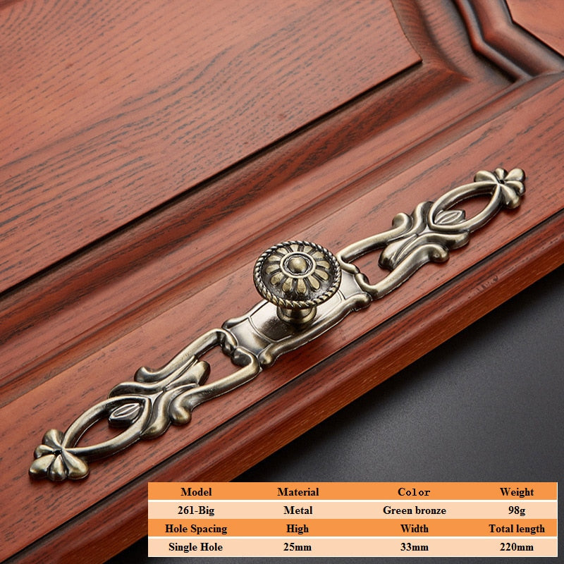 Vintage Zinc Alloy Handles For European - Style Furniture Doors And Drawers 261 - Big Door Handle