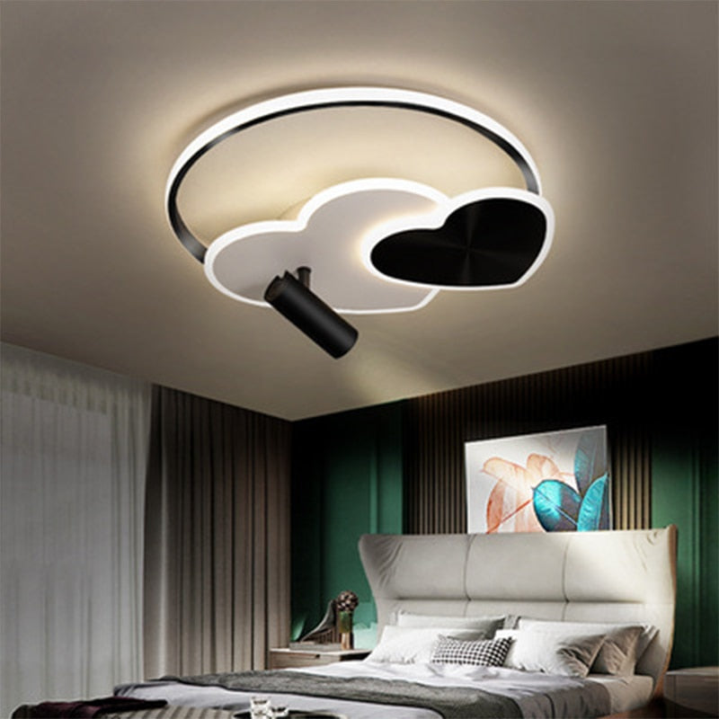 Modern Heart - Shaped Led Spotlight Ceiling Light Bedroom Study Led Children’s Room Indoor