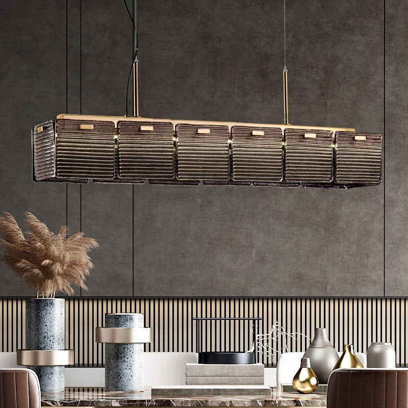 Led Restaurant Chandelier Light Luxury Post - Modern Design Dining Room Bar Coffee Shop Front