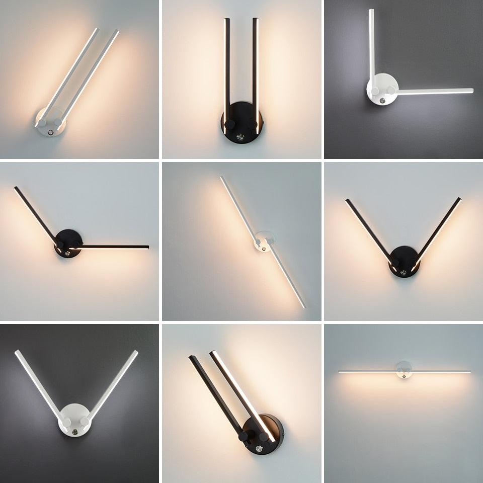 Nordic Minimalist Creative Indoor Wall Lamp With 300° Arm Wall Lamp