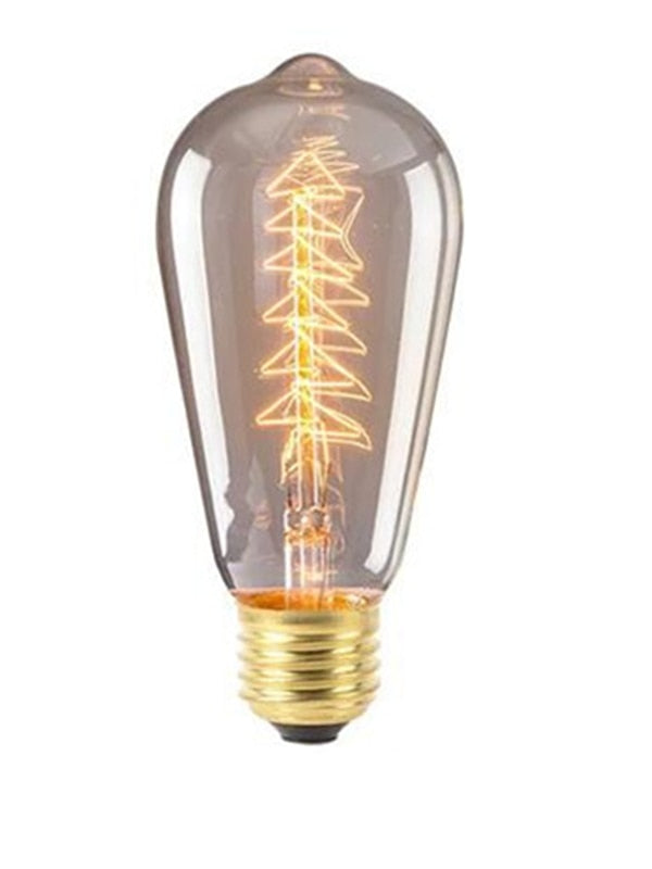 Edison Bulb E27 40W 60W 80W C35 St64 T45 Bt53 A60 G80 G95 G125 Filament Incandescent Light Ampoule