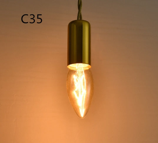 Edison Bulb E27 40W 60W 80W C35 St64 T45 Bt53 A60 G80 G95 G125 Filament Incandescent Light Ampoule