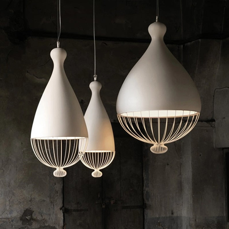 Nordic Modern Pendant Lights Living Room Bedroom Dining Hanging Lamp Iron Loft Cafe Bar Decor