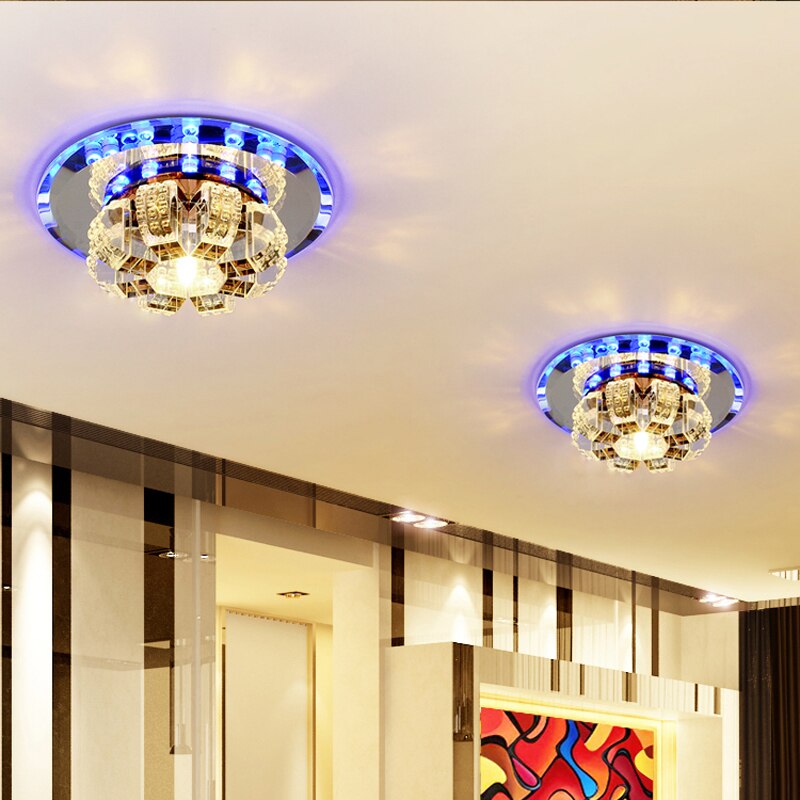 Modern Crystal Led Ceiling Lamp Light Fixture Lighting Lights For Bedroom Aisle Corridor Kitchen