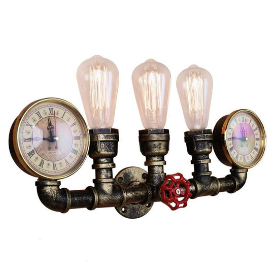 Industrial Style Vintage Retro Loft Wall Lights Water Pipe Bar Pub Cafe Restaurant Aisle Corridor