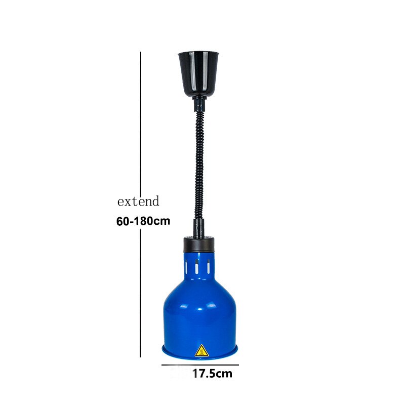 Food Warmer Pendant Light Hanging Lamp For Ceiling Restaurant Table Kitchens 250W Electric Heating