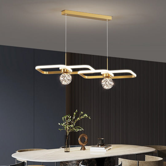 Modern Ceiling Chandeliers Led For Living Room Dining Table Lighting Simplicity Design Circle