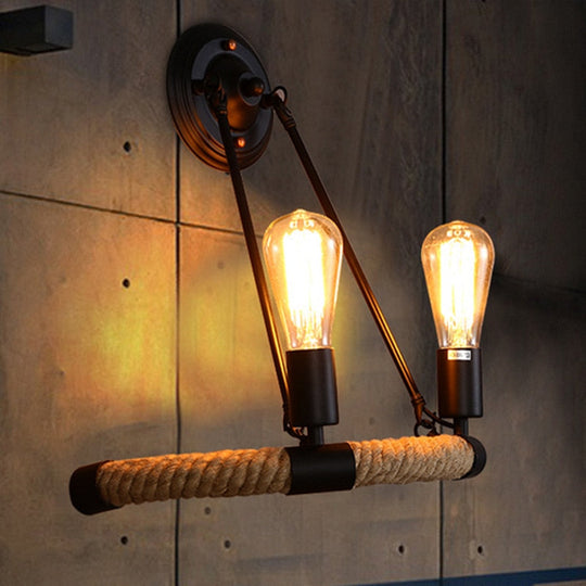 Vintage Retro Led Indoor Wall Lamp Loft Industrial American Style Aisel Bedside Room Sconce Lights